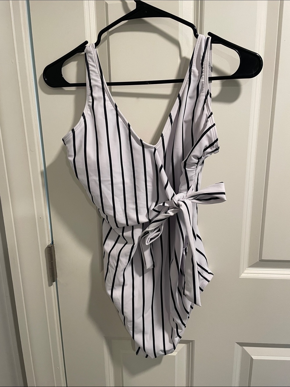 Striped Maternity Swimsuit